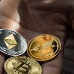 Blockchain - Closeup Photo of Three Round Coins in Person's Palm