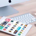 App Design - White Tablet Computer on Apple Magic Keyboard Near Apple Magic Mouse