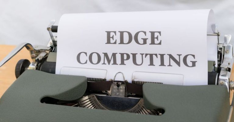Edge Computing - Paper Saying Edge Computing in Typewriter