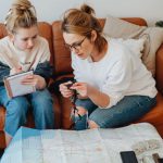 Collaboration Tools - A Mother and Daughter Planning a Trip