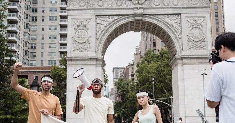 Compliance - Protesters Near the Washington Square Arch