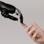 AI - Bionic Hand and Human Hand Finger Pointing