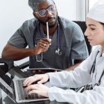 Collaboration Tools - Medical Professionals in Their Scrub Suits